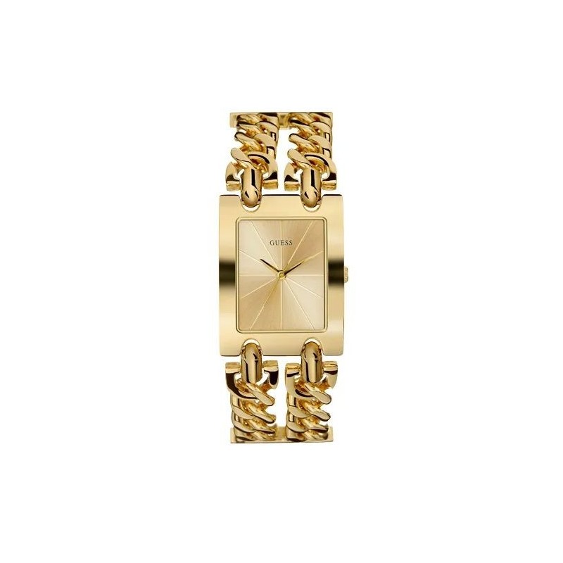 Montre Guess Heavy Champagne - Boîtier acier et Bracelet acier W1117L2