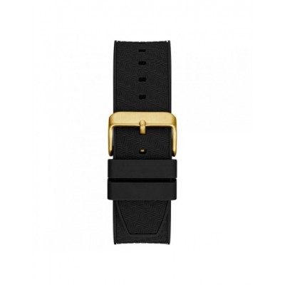 Montre Guess Indy noir - Boîtier acier et Bracelet silicone GW0853G2