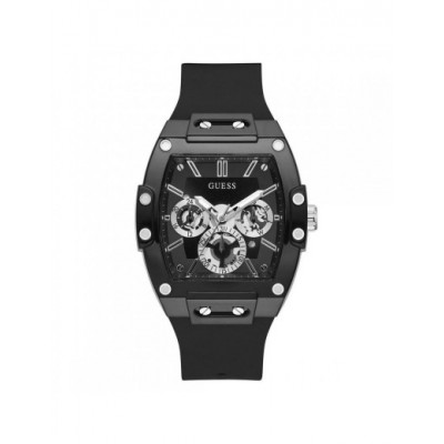 Montre Guess Phoenix - Boîtier acier et Bracelet Silicone GW0203G3