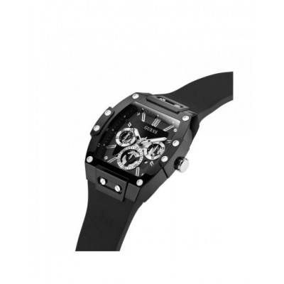 Montre Guess Phoenix - Boîtier acier et Bracelet Silicone GW0203G3