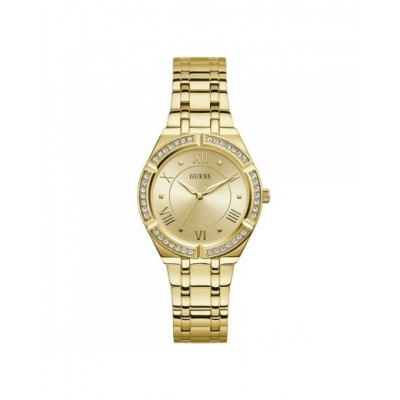 Montre Guess - Boîtier acier doré Cadran doré Bracelet acier doré GW0033L2