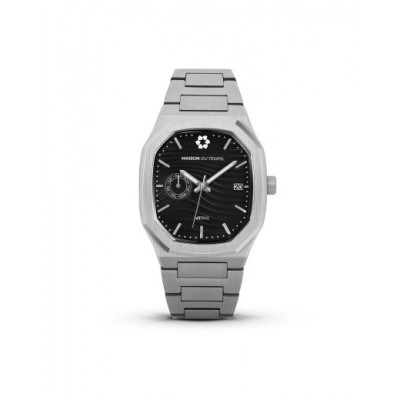 Montre MAISON DU TEMPS Homme MTPhi Day-Date Noir Acier 812-A