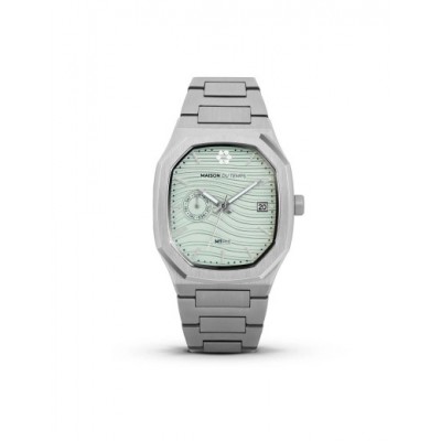 Montre MAISON DU TEMPS Homme MTPhi Day-Date Vert Acier 811-A