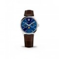 Montre MAISON DU TEMPS Homme MTOmicron Bleu Cuir Marron 710-CUM