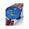 Montre MAISON DU TEMPS Homme MTOmicron Bleu Cuir Marron 710-CUM