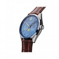 Montre MAISON DU TEMPS Homme MTOmicron Bleu Cuir Marron 710-CUM