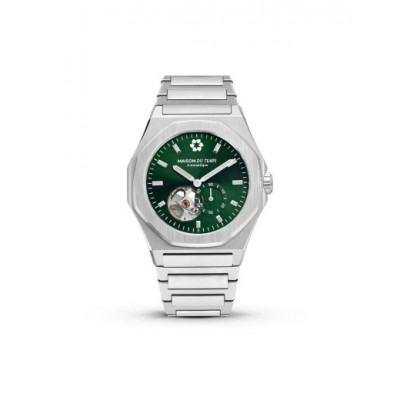 Montre MAISON DU TEMPS Homme MTDelta Coeur ouvert vert Automatique 202-A