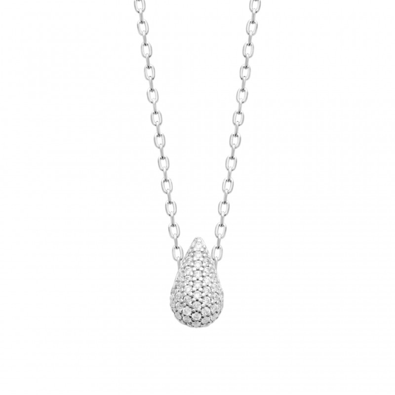 Bracelet Coque de Nacre Argent et Oxydes de zirconium 87416445