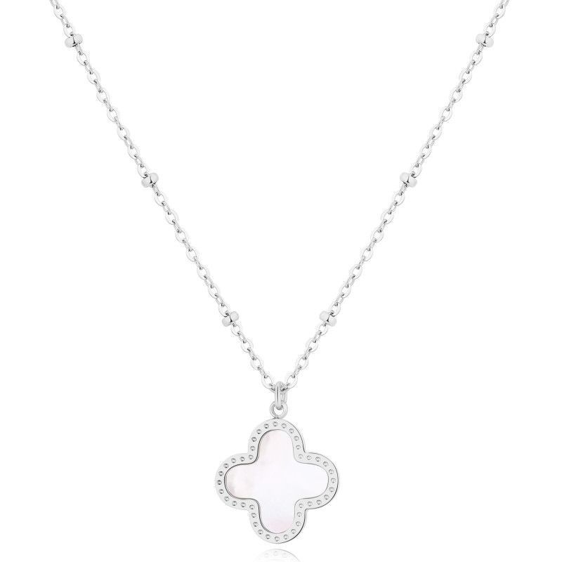 Collier PIXIES Acier et Nacre PNS0011-2MOP