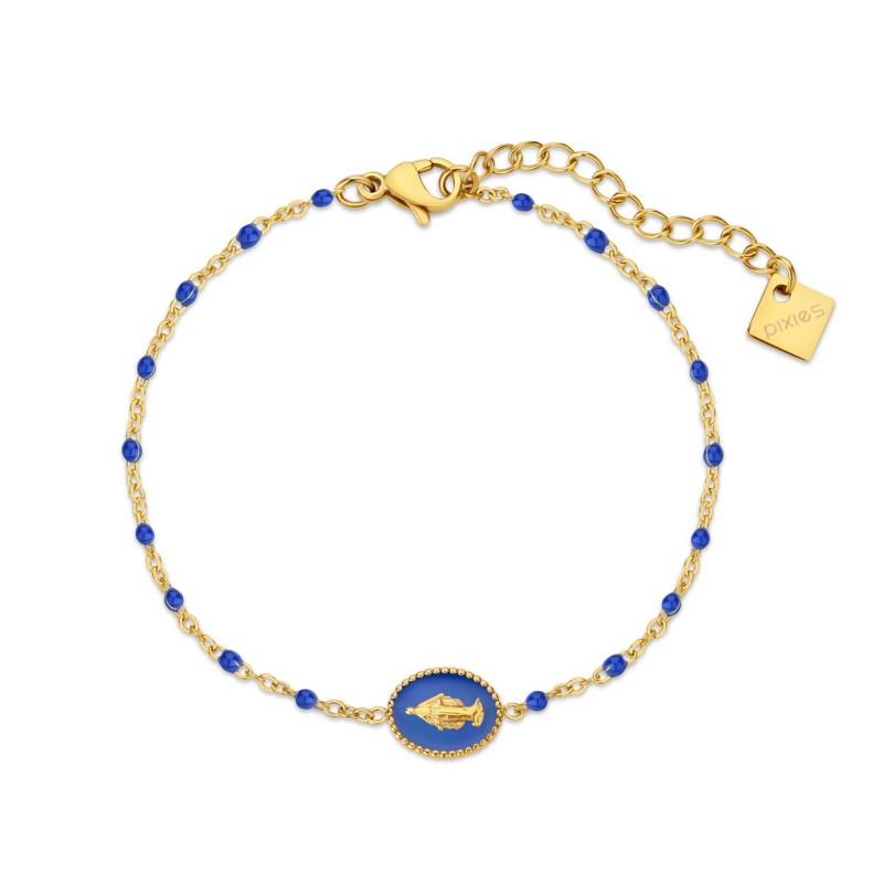 Bracelet PIXIES Acier et Perles PBS0083-1DBL