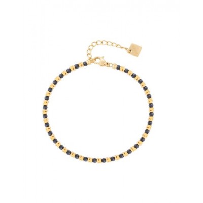 Bracelet PIXIES Acier et Onyx PBS0088-1BKO