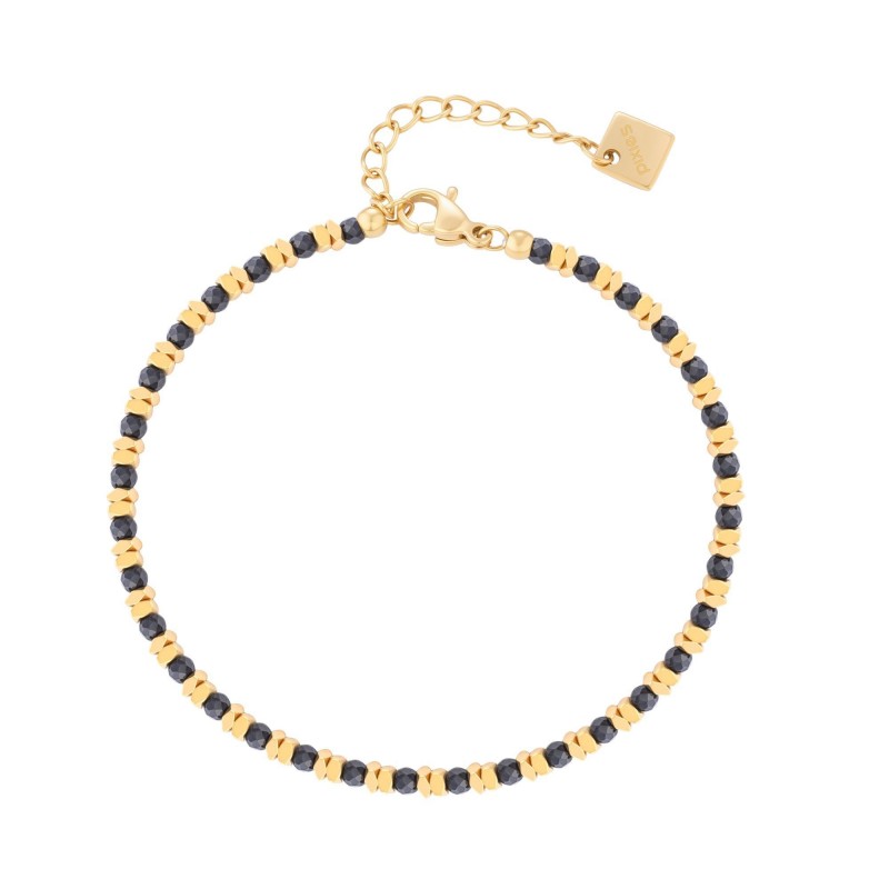 Bracelet PIXIES Acier et Onyx PBS0088-1BKO