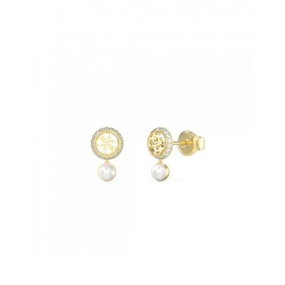 Boucles d'oreilles Guess Tiny Pearly - Acier inoxydable JUBE05517JWYG