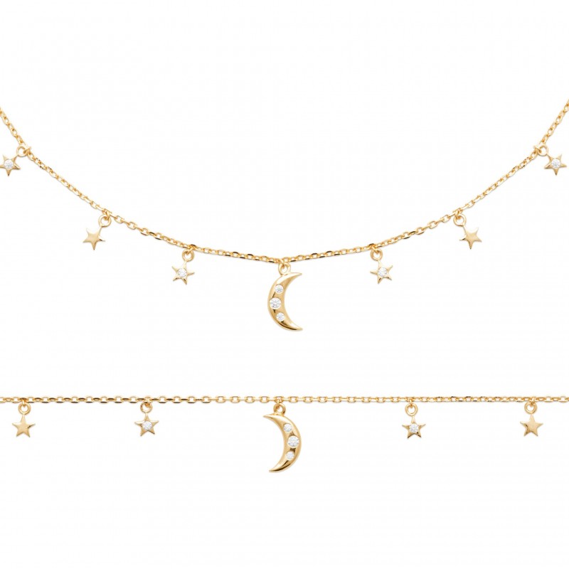 Bracelet Coque de Nacre Plaqué Or 750 et Oxydes de zirconium 97389918