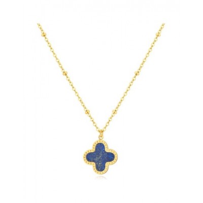 Collier PIXIES Acier et Lapis PNS0011-1LAZ