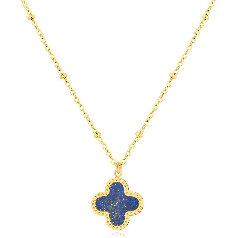 Collier PIXIES Acier et Lapis PNS0011-1LAZ