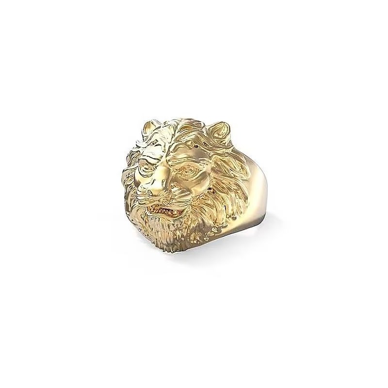 Bague Guess Lion King - Acier inoxydable JUMR01307JWYG64