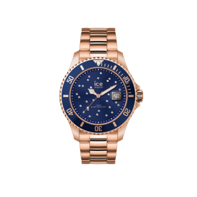 MONTRE ICE-WATCH ICE STEEL BLEU COSMOS ROSE-GOLD 016774