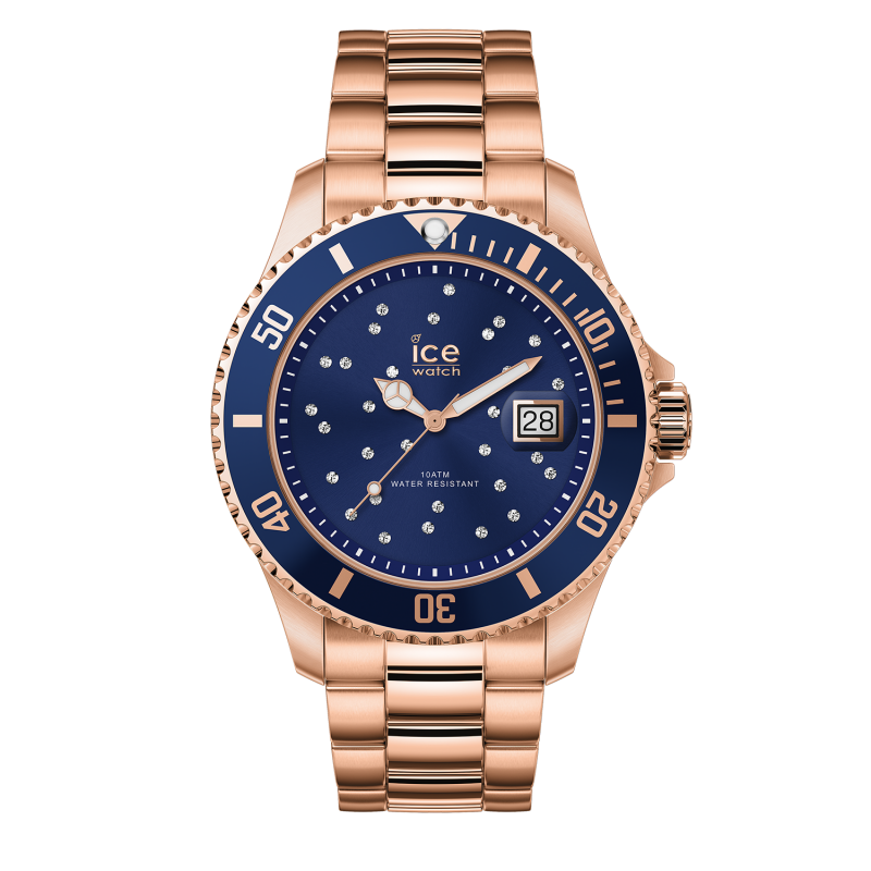 MONTRE ICE-WATCH ICE STEEL BLEU COSMOS ROSE-GOLD 016774
