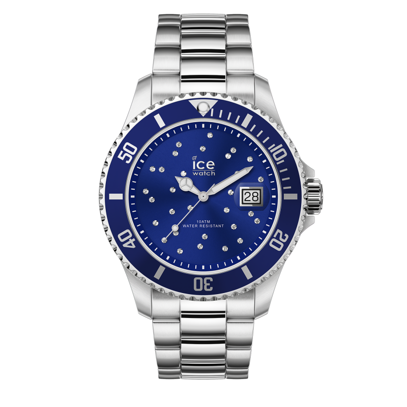 Montre ICE steel - Blue Cosmos Silver M