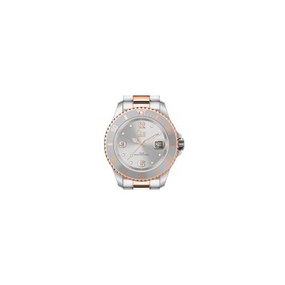 Ice-Watch - Ice Steel Silver Rose-Gold - Montre Argent pour Femme avec Bracelet en Metal - 017322 (Small)