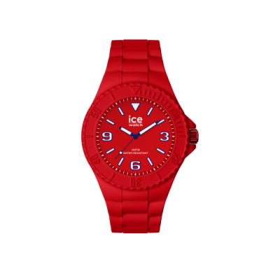 Montre Homme Ice Watch ICE generation 019870 - Bracelet Silicone Rouge
