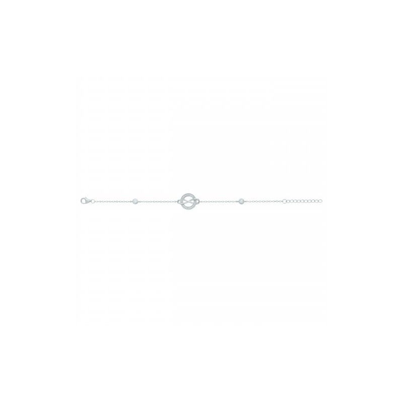 BRACELET ARGENT CERCLE ENTRELACE70300023