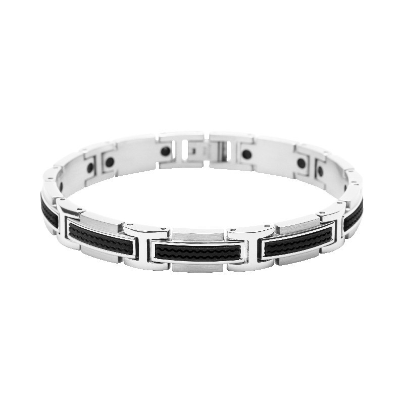 Bracelet VERSUS acier silicone B461081