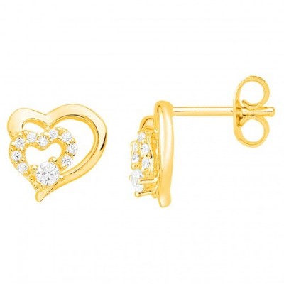 Boucles d'oreilles plaqué or 76400020