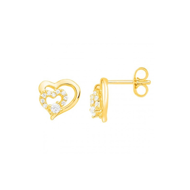 Boucles d'oreilles plaqué or 76400020