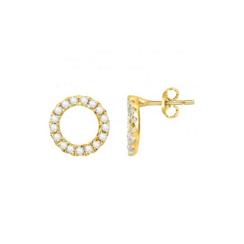 Boucles d'oreilles plaqué or 76400045